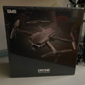 Black Drone with Obstacle Avoidance